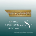 Europeu estilo PU espuma Crown moldagem / decorativas Cornice moldagem Design